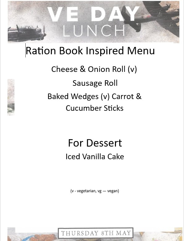 VE Day lunch